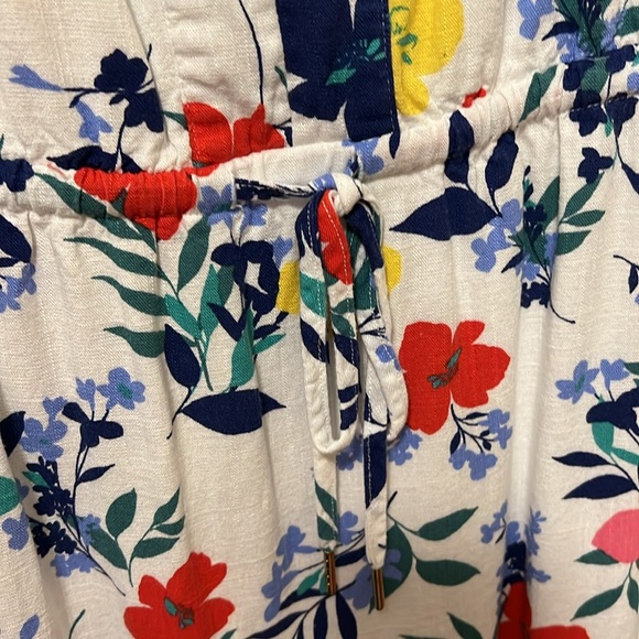 Draper James RSVP sleeveless floral dress, drawstring waist, size 1X - Picture 3 of 6